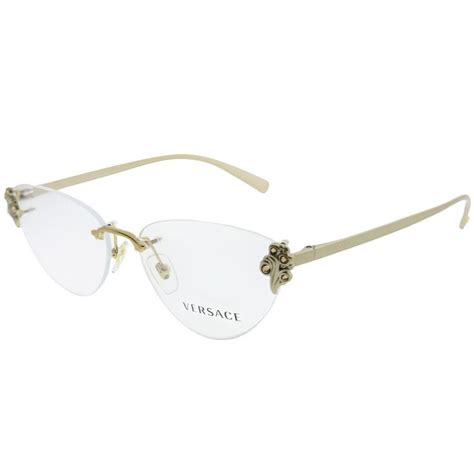 versace rimless prescription glasses|eyewear Versace prescription glasses.